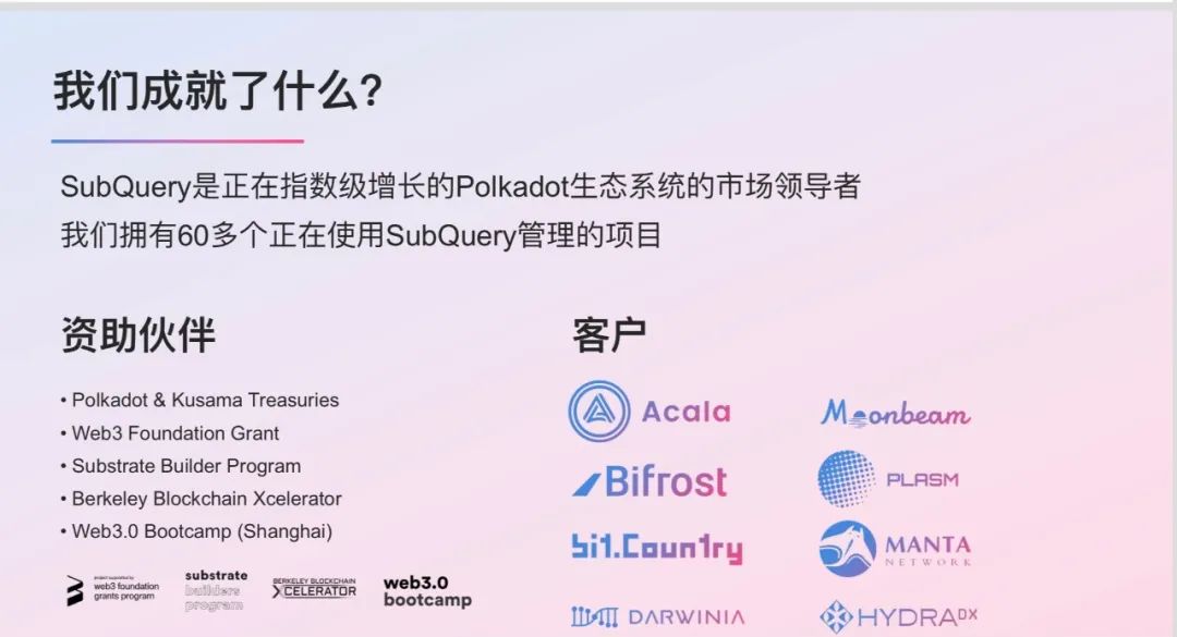 基于波卡的SubQuery 如何让去中心化数据近在眼前？